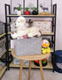 QUEENLALA Rectangular Laundry Hamper/Foldable Nursery Laundry Basket for Organizing/Storage Bin Baskets/Children Toy Office Bedroom/Toy Bin Closet...