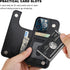 Compatible with iPhone 13 Pro Wallet Case with Card Holder, PU Leather Kickstand Card Slots Case, Double Magnetic Clasp Durable Shockproof Cover 6...