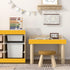 YENHOME Self Adhesive Yellow Bulletin Board Borders Classroom Borders for Bulletin Board 3"X590" Peel and Stick Bulletin Board Border Removable Wa...