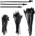 Push Mount Wire Ties, Snap in Zip Tie Automotive Clips Nylon Wire Harness Clips 3 Sizes of Cable Ties for Engine Bay Zip Tie Kit 150pcs...