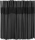 300 Pcs Black Flexible Plastic Straws, BPA-Free Disposable Bendy Straws, 10.2" Long and 0.23'' Diameter...