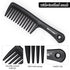 2PCS Large Wide Tooth Comb, Shower Combs, Hair comb for wet curly hair, Durable Hair Brush for Best Styling and Professional Hair Care(2Black)...