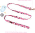 Halloween Dog Leash Match Dog Collar, Sturdy Durable Hawaii Cotton Dog Leash, Pink Dog Training Leash for Small Medium Large Dog...
