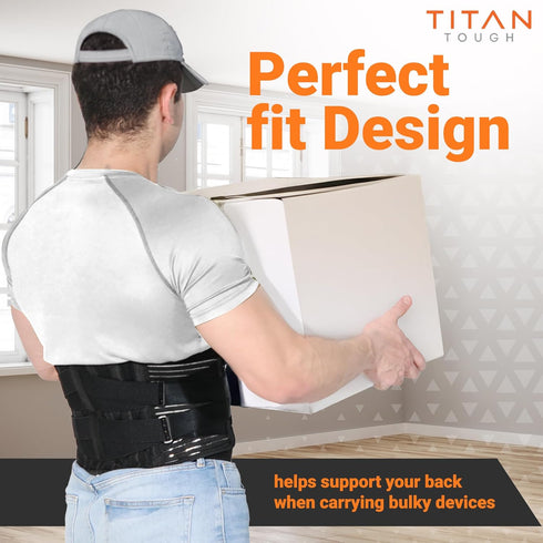 Back Brace for Men Lower Back Pain, Posture Corrector, Lumbar Back Support Belt, Back Support Brace with Adjustable and Breathable Straps, Relief ...