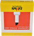 School Smart Dry Erase Marker, Low Odor, Chisel Tip, Black, 40 lb - 24 Inches x 1000 Feet, Pack of 12, White...