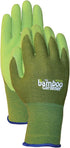 Bellingham C5301S The Bamboo Gardener Work Gloves, Made of Sustainable Bamboo Rayon Fiber, Durable Natural Rubber Palm and Fingers, Small, Green...