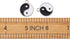 KISSITTY 20pcs Yin Yang Enamel Charm 21x18mm Double Sided Enamel Yoga Meditation Dangle Charm Pendants for Earrings Necklace Bracelet Jewelry Maki...