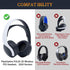 SOULWIT Earpads Cushions Replacement for Sony Playstation 5 Pulse PS5 3D Wireless Headset, Ear Pads Cushions with Noise Isolation Foam (PS5 CG Bla...