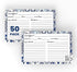 Recipe Cards 4" X 6" Double-Sided Premium Thick Card Stock Great Gift for Amateurs or Experienced Chefs (Pack of 50) (Blue)...