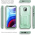 ExoGuard for Moto G Power 2021 Case, Rubber Shockproof Full-Body Cover Case Built-in Screen Protector and Kickstand (Green)...
