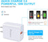 Quick Charge 3.0 Fast Charger Block for Samsung Galaxy S24 Ultra S23 FE S22 S21 S20 S10e S9 A15 A25 A54 A14 A03s A10e A11 A21 A20 A51, Moto G Powe...