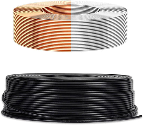 UL2464 LED Power Lighting Cable Wire Low Voltage Power Connection (22AWG-2Conductor, 16.4ft)...