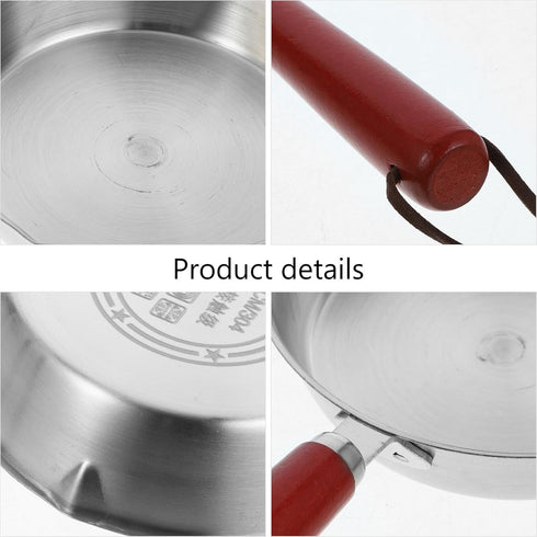 ABOOFAN Small Egg Pan Egg Frying Pan Mini Nonstick Egg Pan Mini Omelet Pan Stainless Steel Nonstick Mini Fry Pan Small Pan for Home Kitchen (24CM)...
