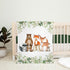 Popfavors Woodland Baby Blanket, Greenery Forest Crib Bedding, Newborn Coming Home Swaddle, Monthly Milestone for Boy Girl, 40x50'', Green...