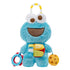 KIDS PREFERRED Sesame Street Cookie Monster Activity Toy with Teething Rings, Crinkle Sounds, and On The Go Clip for Babies and Infants...