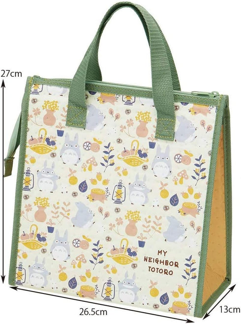 Skater My Neighbor Totoro Thermal Insulated Lunch Bag with Zip Closure - Foraging...