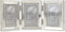 Lawrence Frames - 11623T Lawrence Metals Frame, 8.35"L x 3.66"W Triple, Silver...