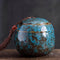 Small Ceramics Urn, Keepsake Urns for Human Ashes, Mini Cremation Urns - Fits a Small Amount of Cremated Remains - Display Burial at Home or Offic...