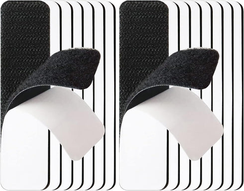 15 Sets 1x4 inch Strips with Adhesive,Heavy Duty Hook and Loop Tape,Carpet Tape,Rug Tape,Strength Backing,Fixing Installing Tape,Wall Hanging No P...