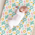 Summer Cactus Changing Pad Cover, Summer Beach Prints Baby Nursery Diaper Changing Table Pad Cover, Unisex Summer Pattern Diaper Changing Sheet fo...