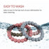 Baby Teether Rings, 100% Silicone Teether Bracelets for 3m+ Babies to Self-Soothe, BPA Free & Phthalate Free - Includes 4 Neutral Baby Rings...