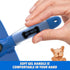 Ruff 'N Ruffus Self-Cleaning Slicker Brush With NO- Pain Bristles Upgraded Gel Handle Gently Removes Loose Undercoat & Tangled Hair For Cats & Dog...