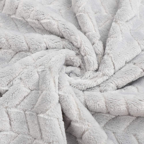Baby Blanket Flannel, Cozy Throw Blankets for Newborn Infant and Toddler, Super Soft and Warm Receiving Baby Blanket for Crib Stroller (Grey 30 * ...