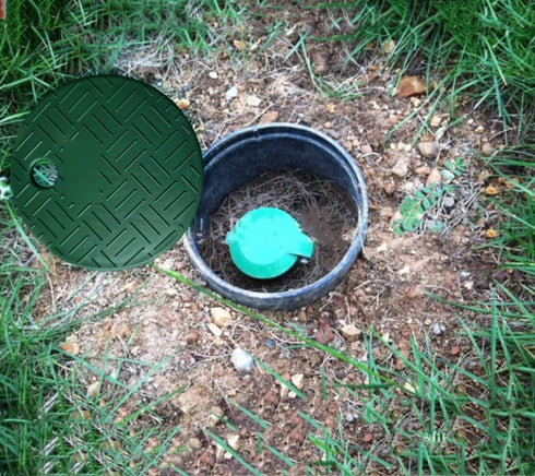 2 Pcs Sprinkler Valve Box Cover, Cover for Irrigation System, Round ID 5.5" OD 6" Sprinkler Valve Box Cover Lid, for Sprinkler in Ground Outside...