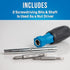 Jonard Tools SD-61 Multi-Bit 6-in-1 Screwdriver with Comfort Grip, 7 1/2" Length...