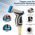 Garden Hose Nozzle - Heavy Duty Metal Water Hose Nozzle, High Pressure Water Nozzle with 8 Adjustable Spray Patterns for Watering Plants, Lawn, Wa...
