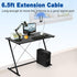 Eightwood PC WiFi Antenna Dual Band 2.4GHz 5GHz RP-SMA WiFi Antennae with 6.5 Feet Extension Cable for PC Desktop Computer PCI PCIe WiFi Bluetooth...
