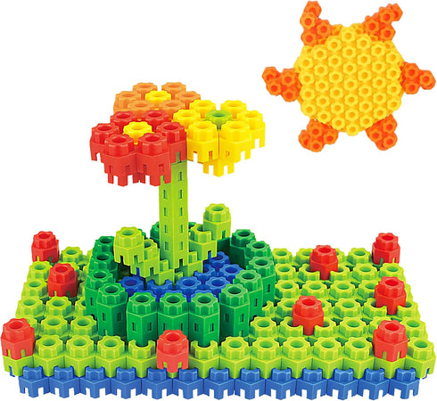 Hexagonal Building Blocks 160 Piece, STEM Toys Building Sets Kids Building Toys for 5+ Year Old Boys Girls, Educational Kids Toys Connecting Toys ...