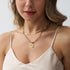 RLMOON Gold Layered Initial Necklace Set for Women Letter Pendant Necklace 18K Gold Plated Trendy Herringbone Snake Choker Figaro Chain Necklace J...