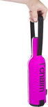 Creative Home Neoprene Single Wine Carrier Champagne Bottle Protective Travel, Gift Bag, 5-1/8" W x 11-3/4" H, Pink...