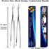 JETKONG 2 Pcs 12-Inch Kitchen Tweezers Fine Tweezer Tongs, Extra-Long Stainless Steel Cooking Tweezers (Silver)...