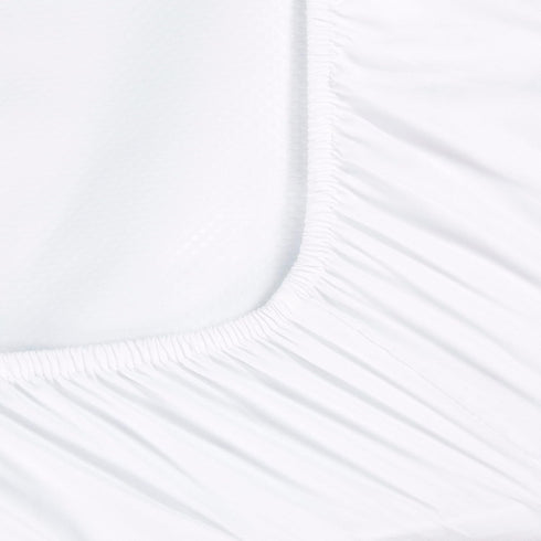 White Diaper Changing Pad Cover with Strap Holes Set of 3, Snug Fit 4-sided Contoured Changing Table Pad 16x31 16x32, Fitted Change Pad Sheet Neut...