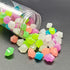 Glow in The Dark Stones - 100pcs Glowing Rocks Luminous Stone for Vase Fillers Fish Tank Aquariums Rocks Fake Jewels Crysetal Plastic Jewels Gem P...