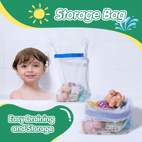 Baby Bath Toys for Kids Ages 1-3, 10 Pack No Hole Silicone Dinosaurs Bathtub Pool Float Toy Baby Girl Boy Present...