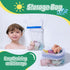 Baby Bath Toys for Kids Ages 1-3, 10 Pack No Hole Silicone Dinosaurs Bathtub Pool Float Toy Baby Girl Boy Present...