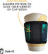 Sok It HotSok Coffee & Tea Reusable Insulated Neoprene Cup Sleeve (English Garden Picnic)...