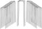 30 Pack Lawn Staples, Premium Garden Landscape Staples, Galvanized Heavy-Duty Gauge Stakes, U-Shaped Tent Stakes, Anti-Rust Fence Netting Pins Gro...