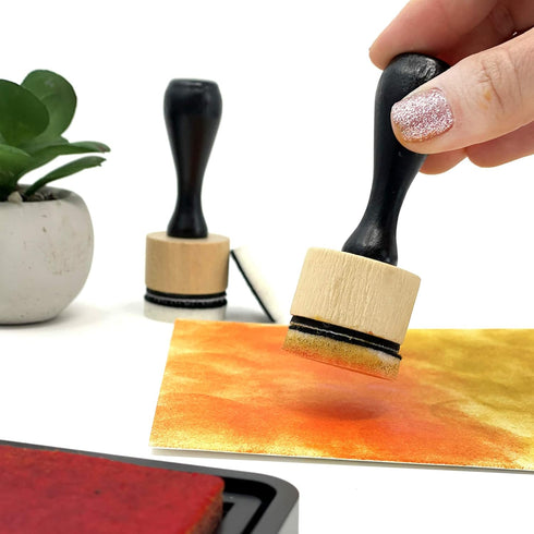 Pixiss Mini Ink Blending Tools - Square (Mini Ink Blending Tool with Added Replacement Foams)...