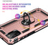 Military Grade Drop Impact for Samsung Galaxy A03S Case with Screen Protector 360 Metal Rotating Ring Kickstand Holder Armor Heavy Duty Shockproof...
