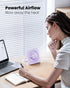 Gaiatop USB Desk Fan, 5 Inch Personal Fan Small Portable Table Fan with 180° Tilt Folding and 3 Speeds, Strong Wind Ultra Quiet Personal Cooling F...