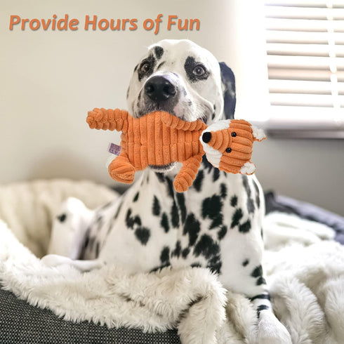 5Pack Dog Squeaky Plush Toys Puppy Toys Assortment Value Bundle Dog Toy for Puppies Bulk Large Dog Teething Toys Pet Chew Toys...