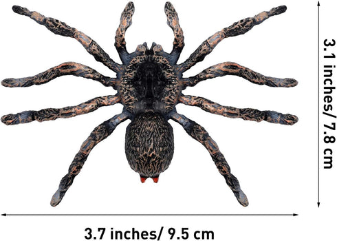 Realistic Spider Giant Fake Spider Action Model Plastic Animal Tarantula Toy Figures Lifelike Educational Learning Toys for Boys and Girls, Hallow...