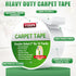 YYXLIFE Double Sided Removable Rug Tape - Carpet Adhesive for Hardwood Floors,Non Slip Anti Curling Floor Tape for Area Rugs,Mats,Carpets - No Res...