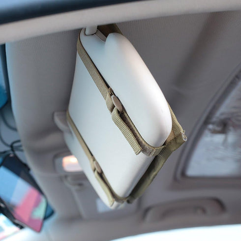 Visor Panel, Car MOLLE Visor Organizer Tactical Storage Holder Pouch Bag (Army Green)...