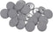 20pcs 36L Fabric Cloth Covered Button 23mm Round Metal Shank Sewing Buttons for Suits Dress Blouses, Grey...