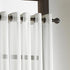Curtainworks 1Q804304WI Soho Voile Sheer Grommet Panel, 59 by 144", Winter White...